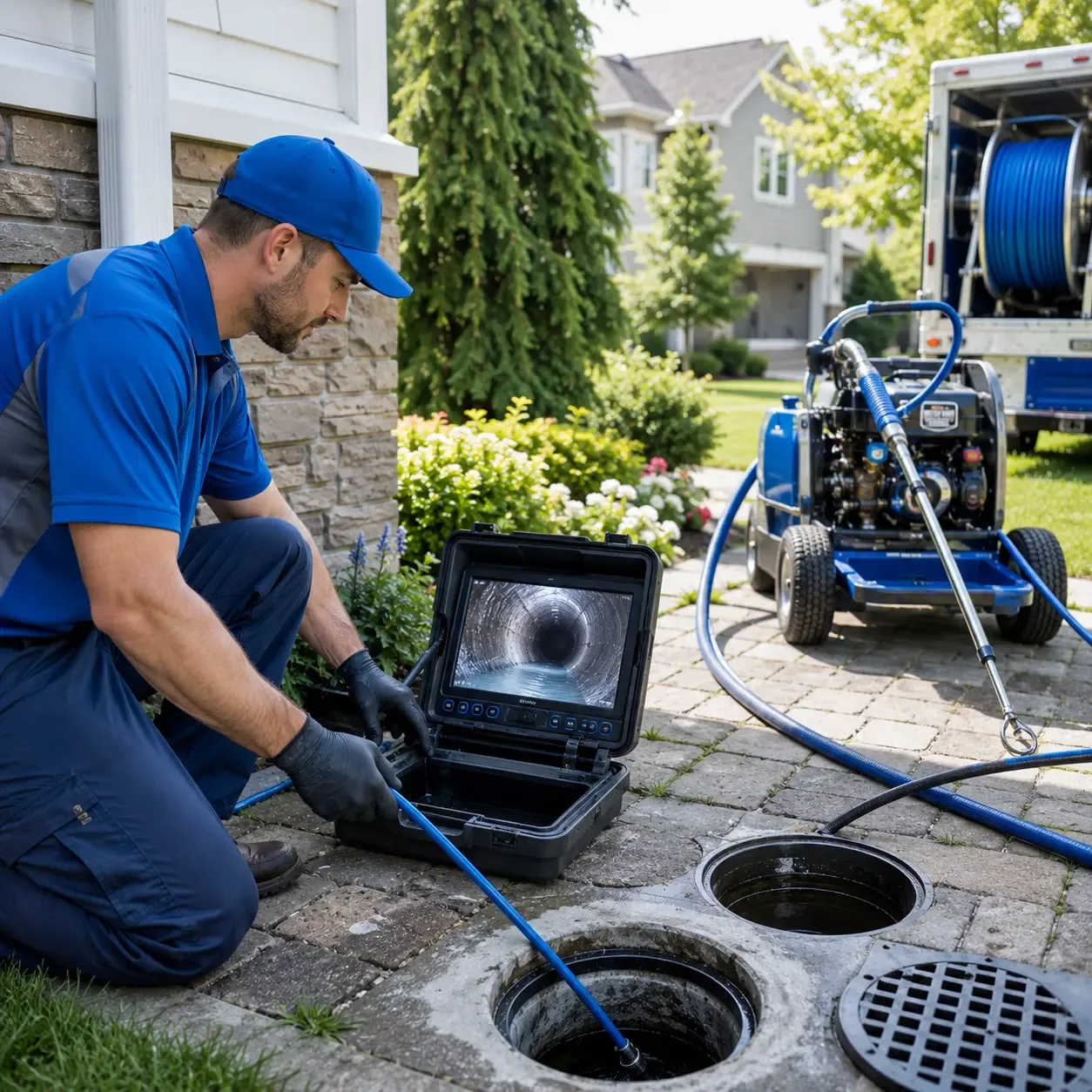 Outdoor drain cleaning professionals serving Moravian Falls, NC